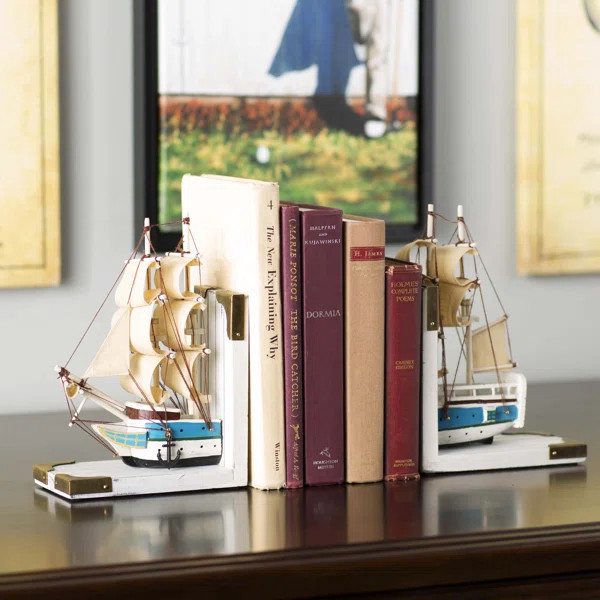 Nautical Non-skid Bookends | Wayfair North America