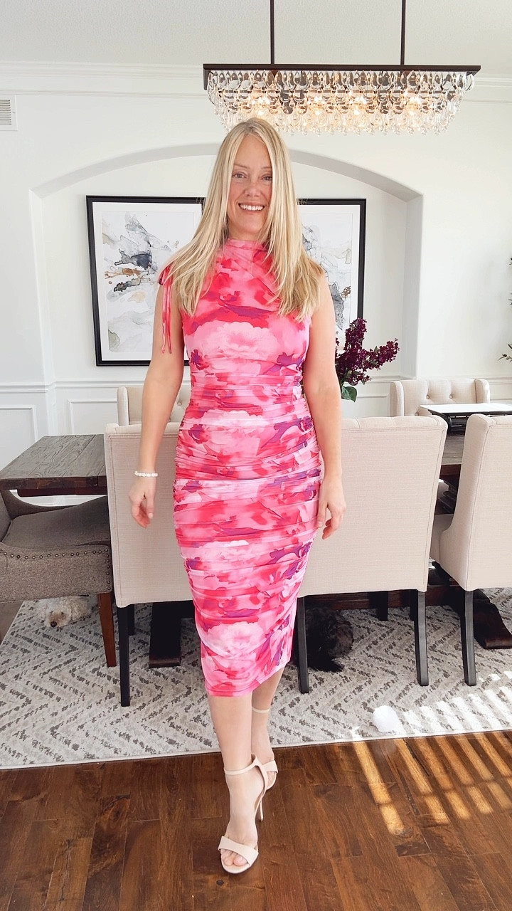 Feel absolutely gorgeous in this dress. I don’t feel I need Spanx under this. it hugs perfectly. Sleeveless, midi dress perfect as a wedding guest dress or date night dress.

#LTKWatchNow #LTKWedding #LTKStyleTip