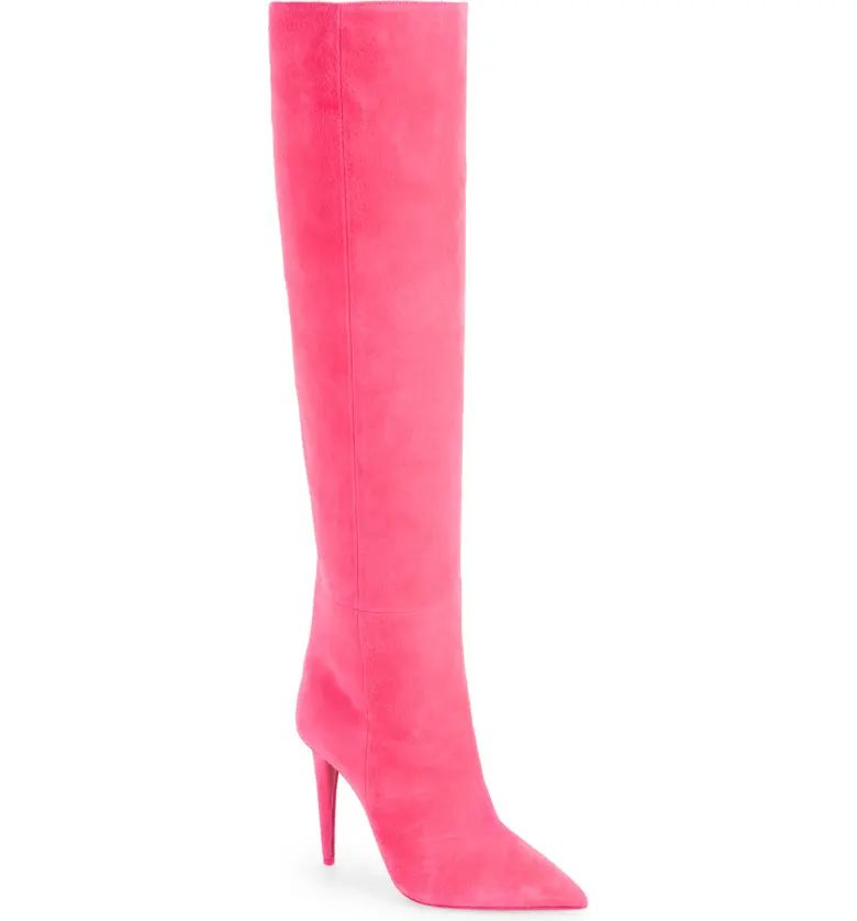 Christian Louboutin Astrilarge Knee High Pointed Toe Boot | Nordstrom | Nordstrom