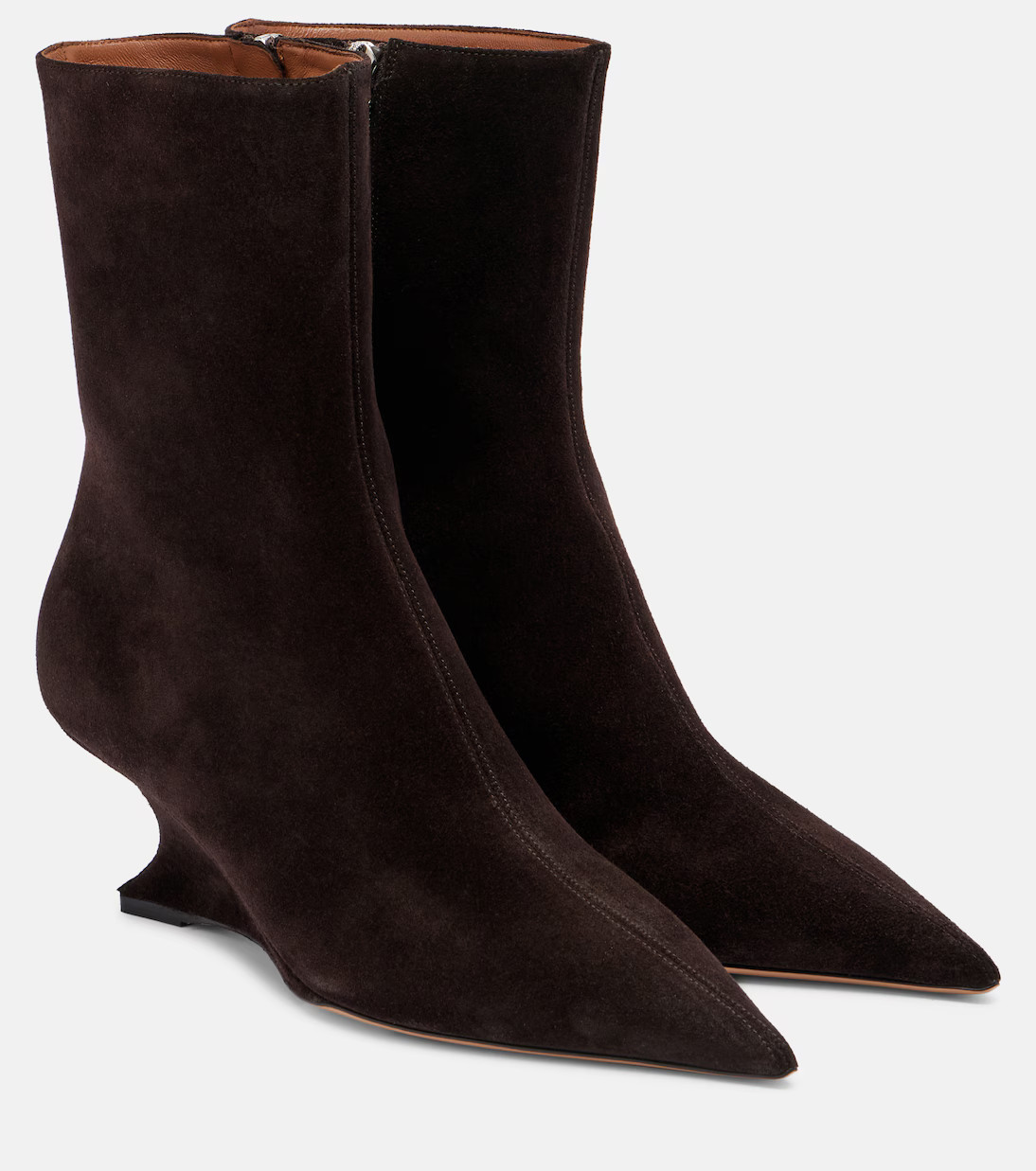Nina 50 suede ankle boots | Mytheresa (UK)