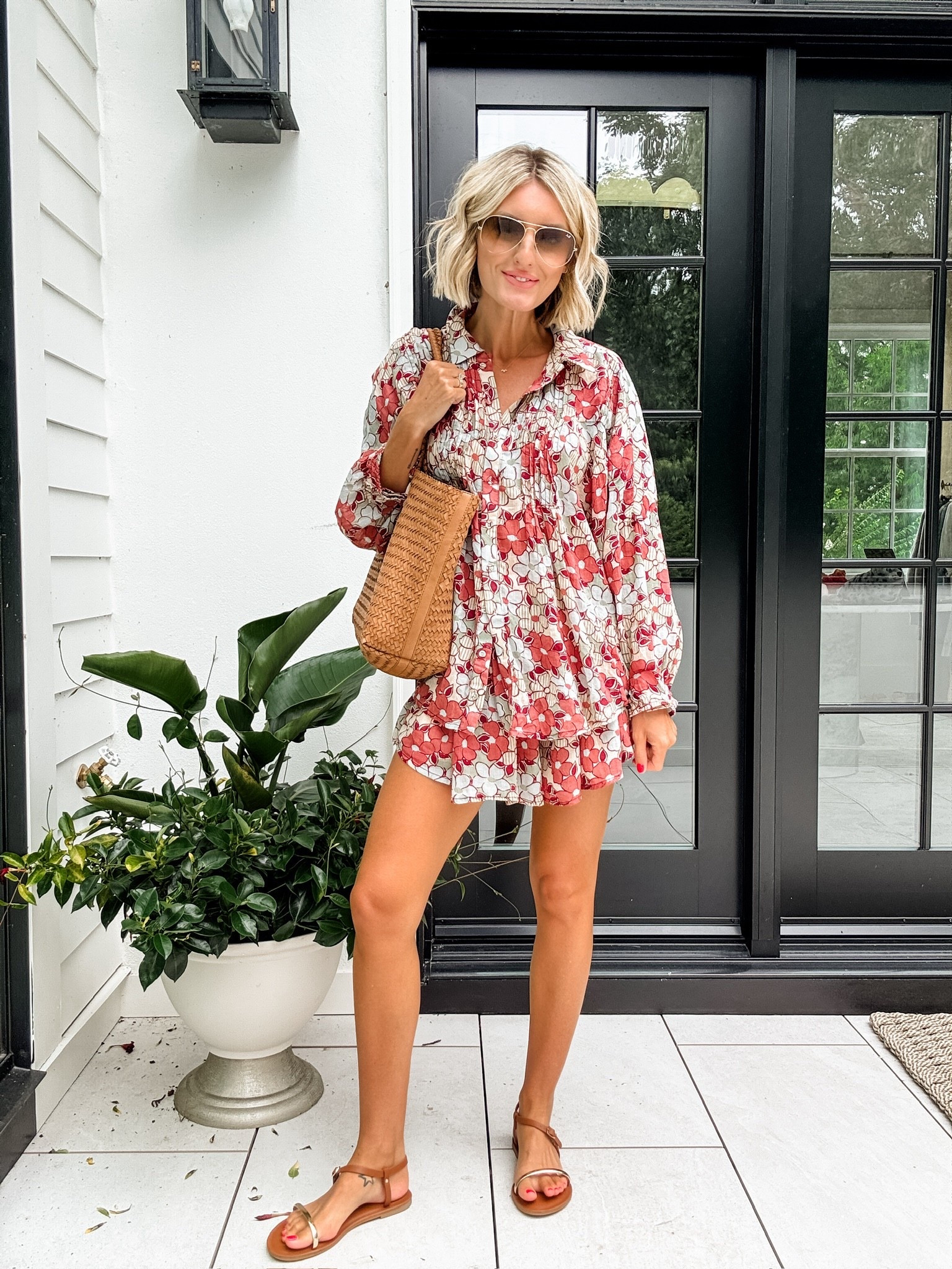 How cute is the print on this matching set?! 😍 wearing XS.

Loverly Grey, Shopbop, floral matching set, summer fashion, summer outfit ideas, vacation outfit ideas 

#LTKTravel #LTKSeasonal #LTKStyleTip
