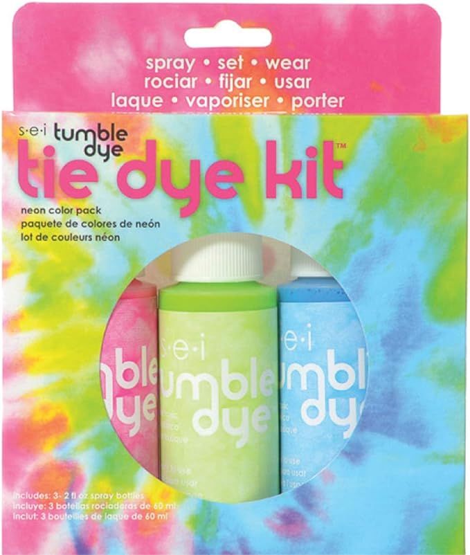 SEI 6-1396 Tie-Dye Tumble-Dye, Noen Kit with Idea Book, 3-Pack | Amazon (US)