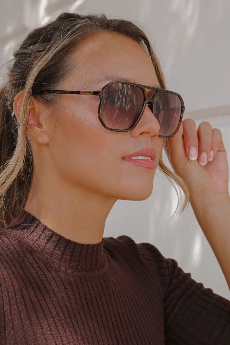 Billie Sunglasses in Tortoise | lauren nicole