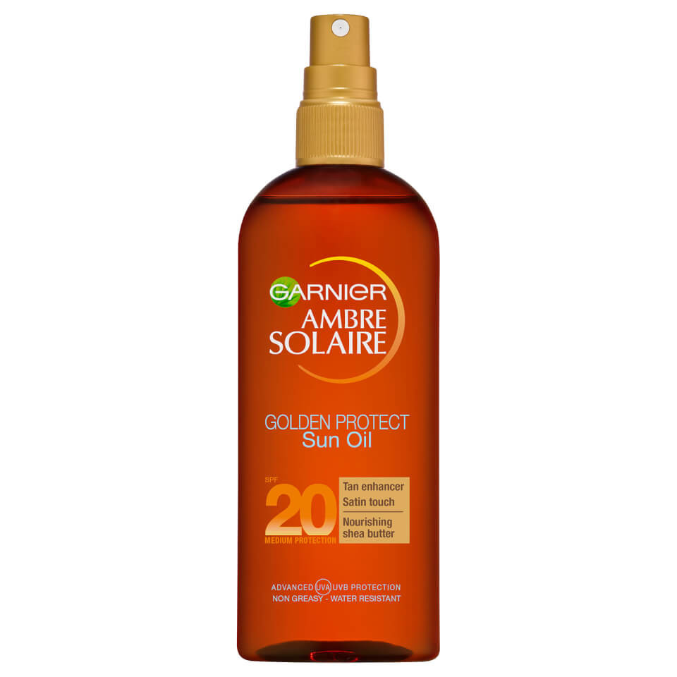 Ambre Solaire Golden Protect Shea Butter Tan Enhancing Sun Oil SPF20 150ml | Look Fantastic (UK)