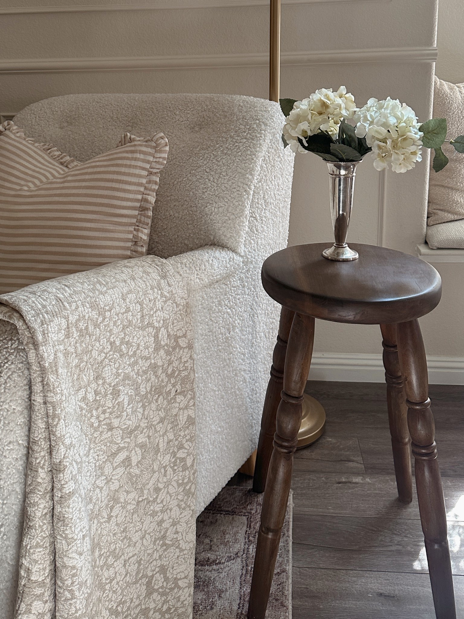 Thrifted stool diy items🤍

#LTKHome