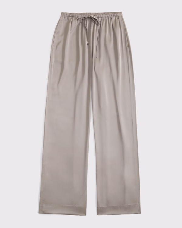 Satin Pull-On Pant | Abercrombie & Fitch (US)