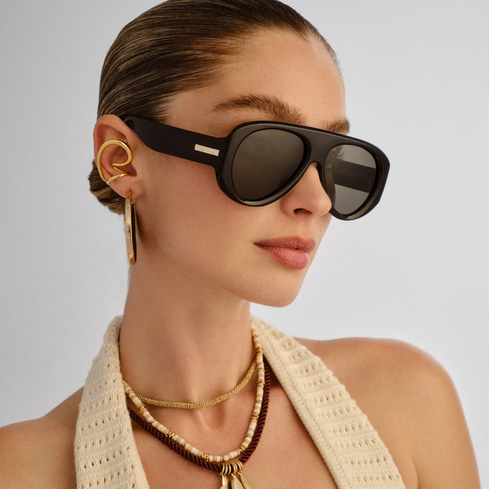 DREAM BOAT | BLACK KHAKI MONO POLARISED | Le Specs UK