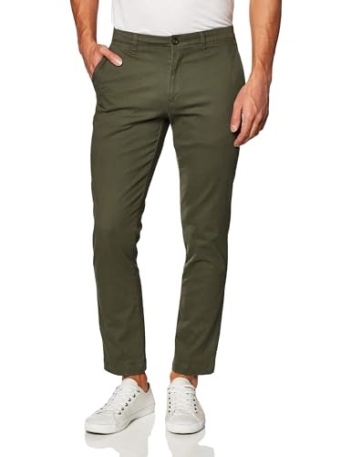 Amazon Essentials Men's Casual Stretch Chino Pant, Olive, 35W x 32L | Amazon (US)