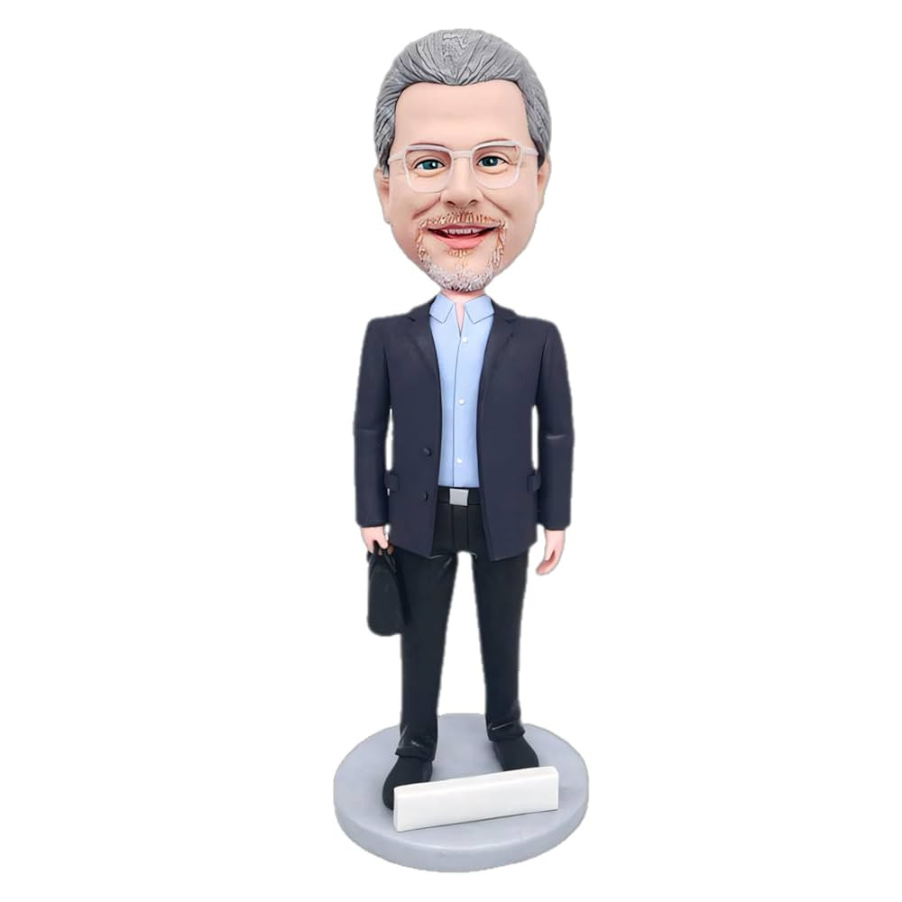 Personalized Bobblehead,Male Lawyer In Suit With Briefcase Custom Figure Bobbleheads | Amazon (US)