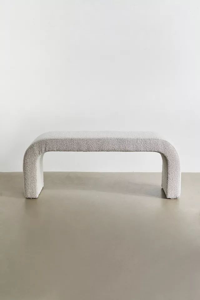 Sienna Boucle Bench | Urban Outfitters (US and RoW)