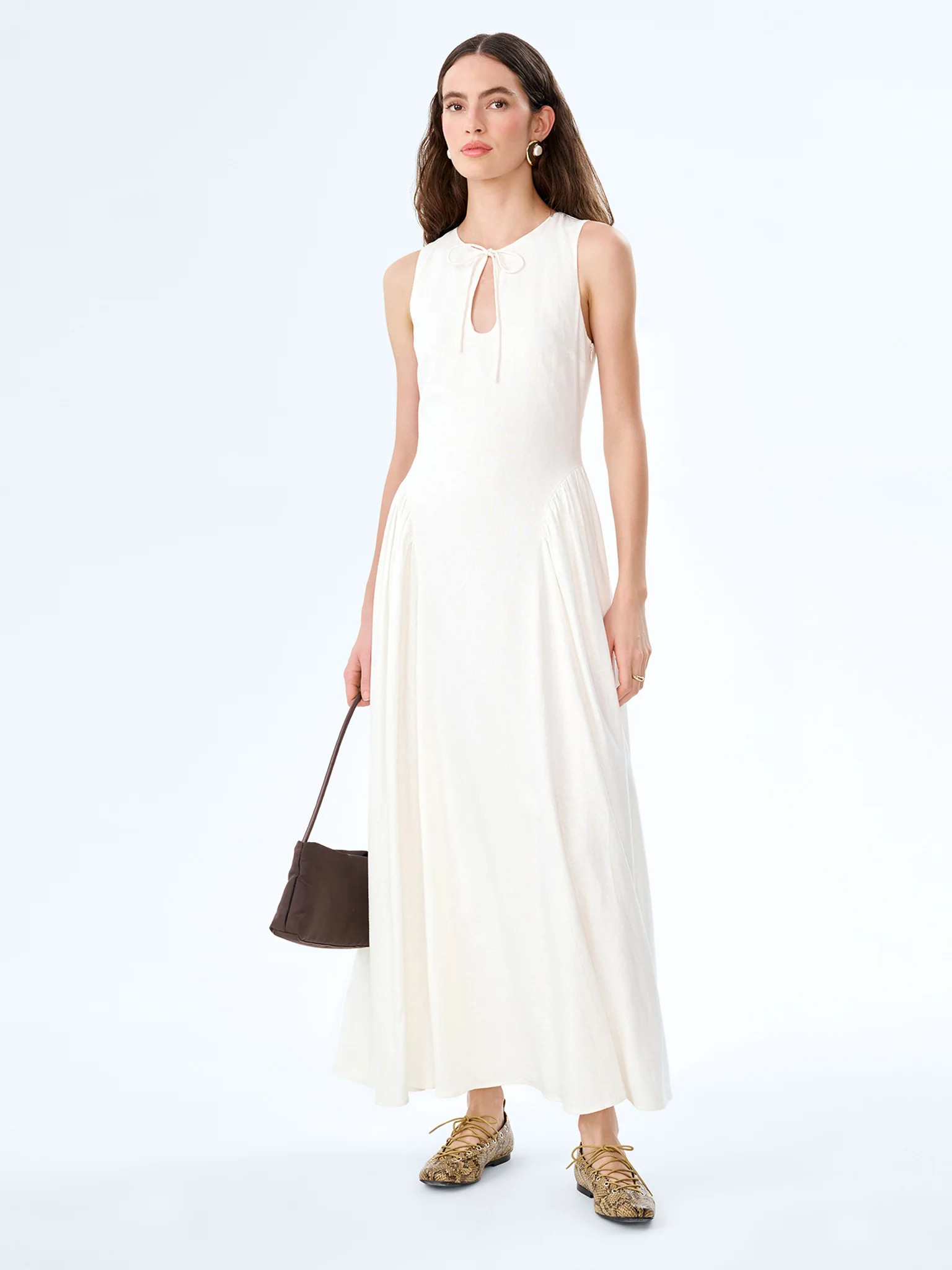 Margate Dress in White | OMNES UK