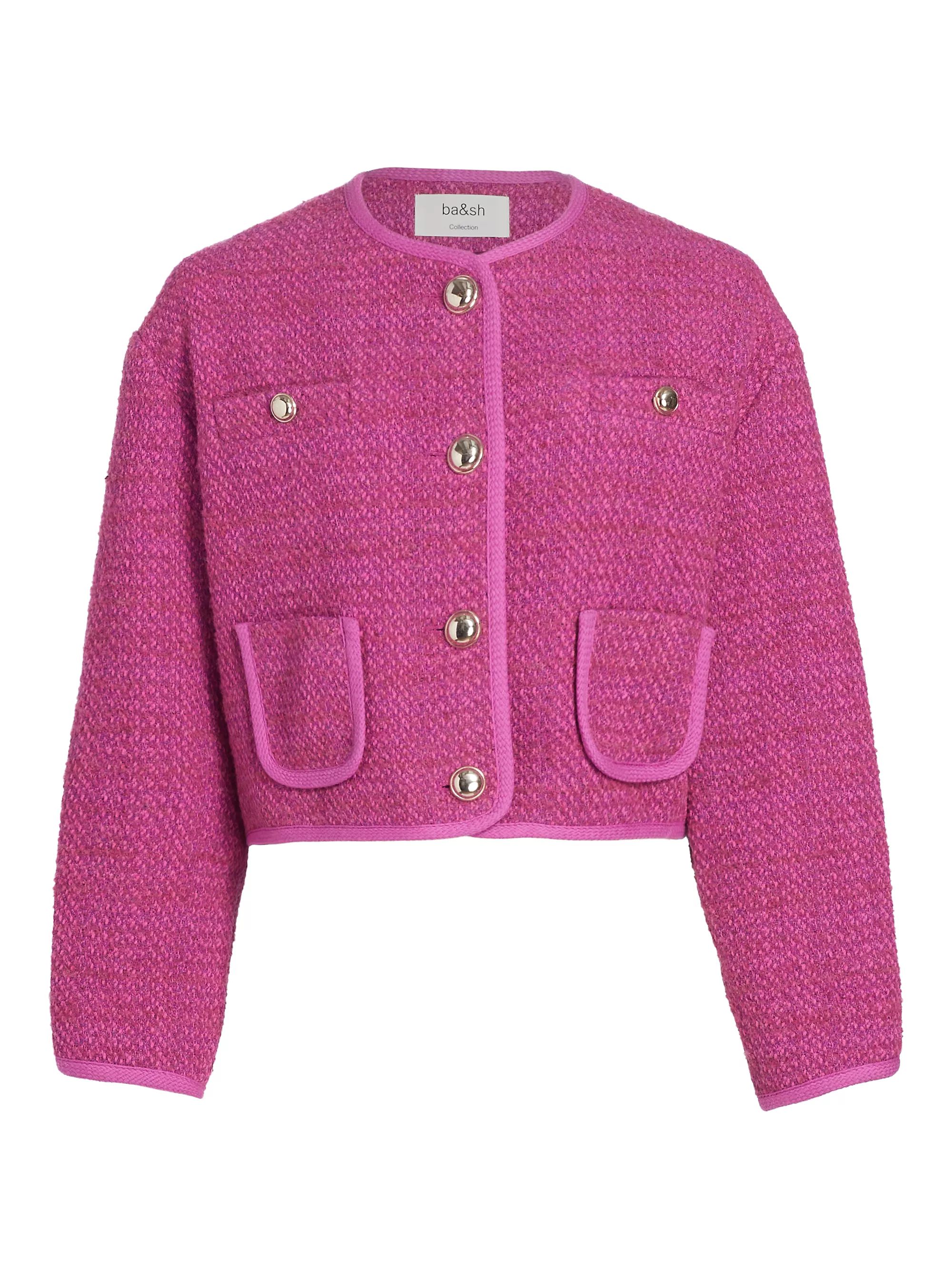 Brittany Tweed Crop Jacket | Saks Fifth Avenue