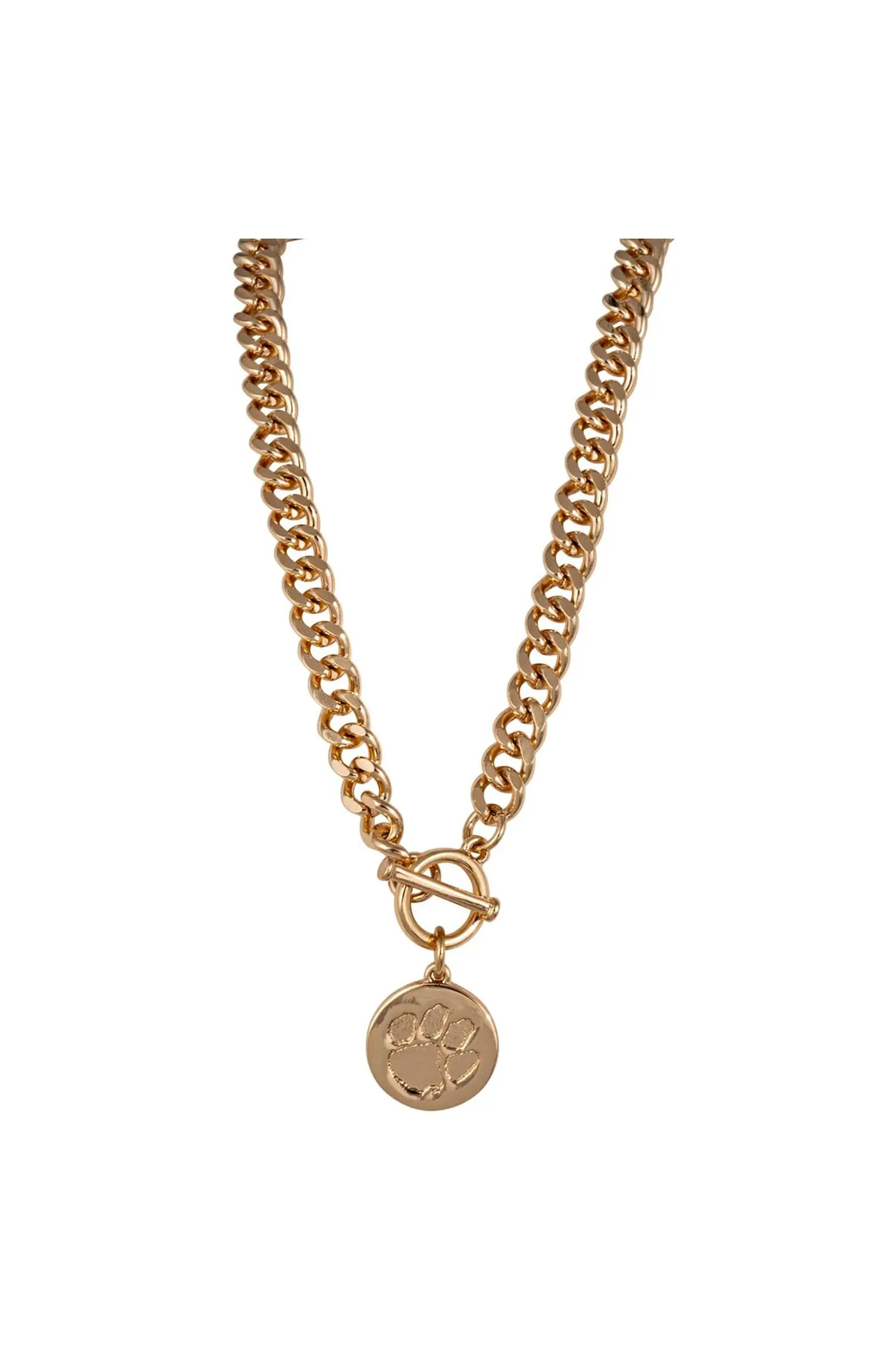 Shelby & Grace Clemson Tigers Ramsey Gold Necklace | Nordstrom | Nordstrom