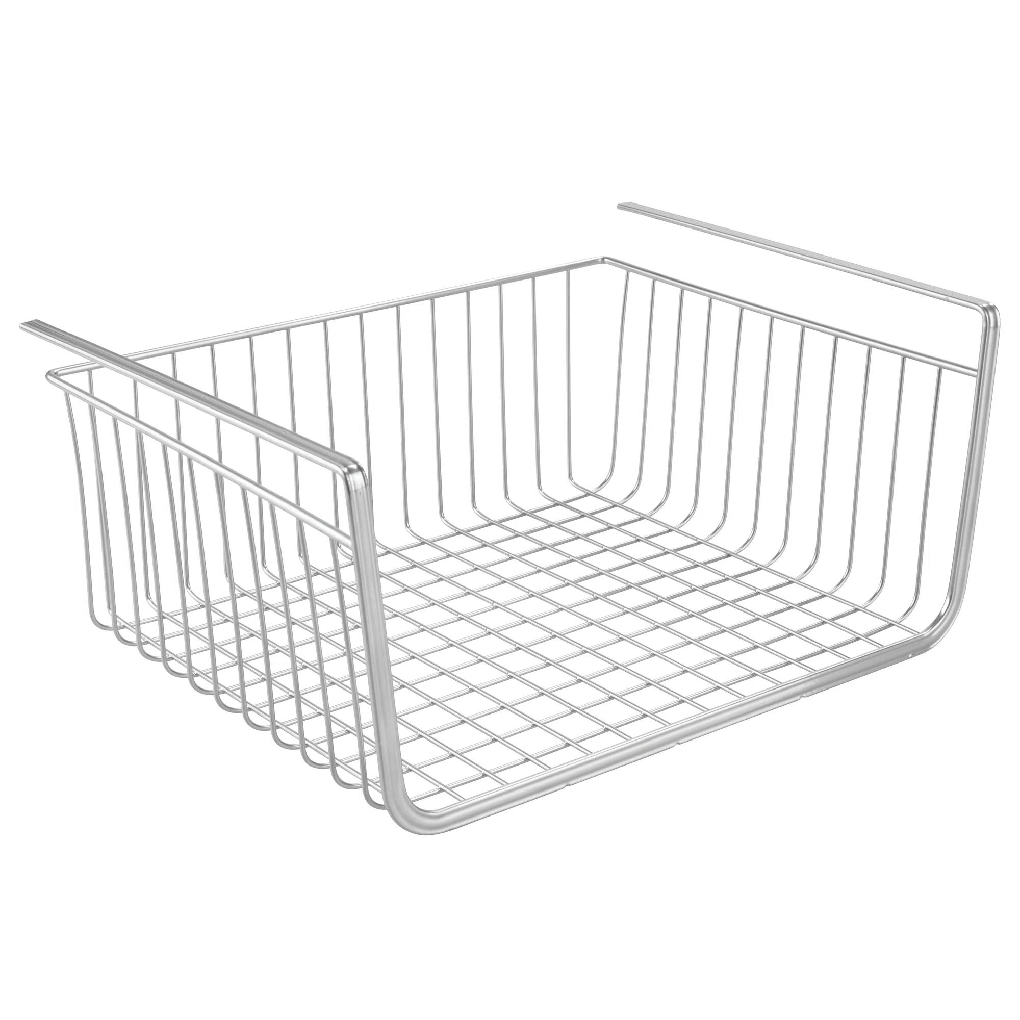 iDesign York Lyra Steel Wire Under-Shelf Kitchen and Pantry Storage Basket, Silver & Reviews | Wa... | Wayfair North America