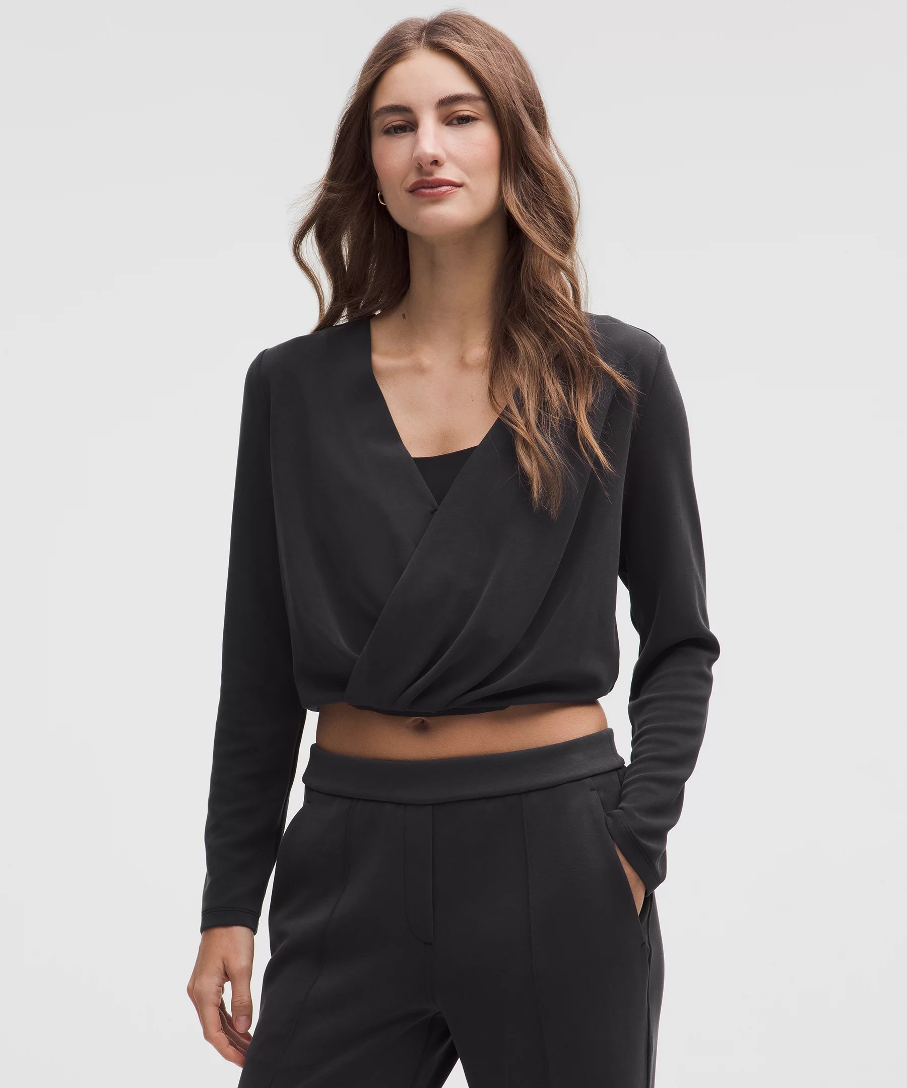 Lightweight Softstreme Wrap-Front Top | Lululemon (US)