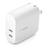 Belkin 40W Dual Port USB C Wall Charger - USB Type C Charger Fast Charging for iPhone 14, 14 Pro,... | Amazon (US)