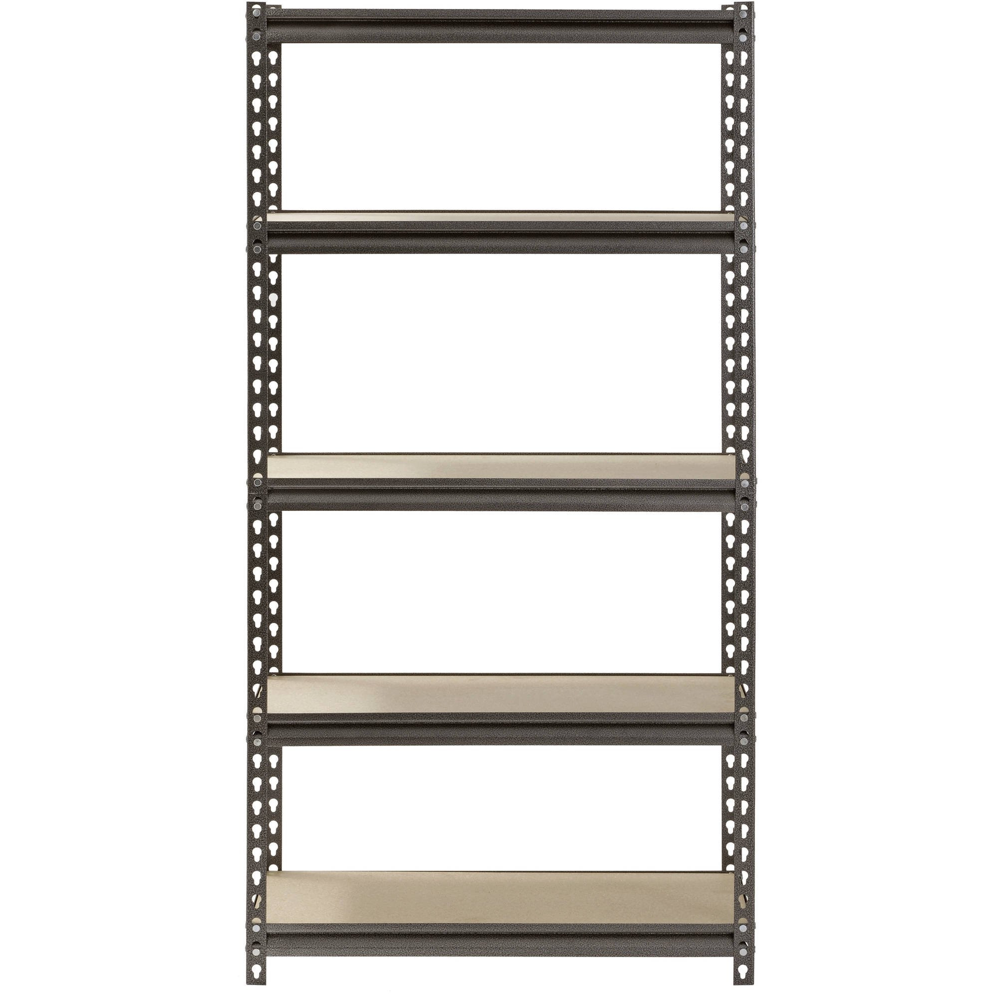 Muscle Rack 5-Shelf Steel Shelving, Silver-Vein, 12" D x 30" W x 60" H | Walmart (US)