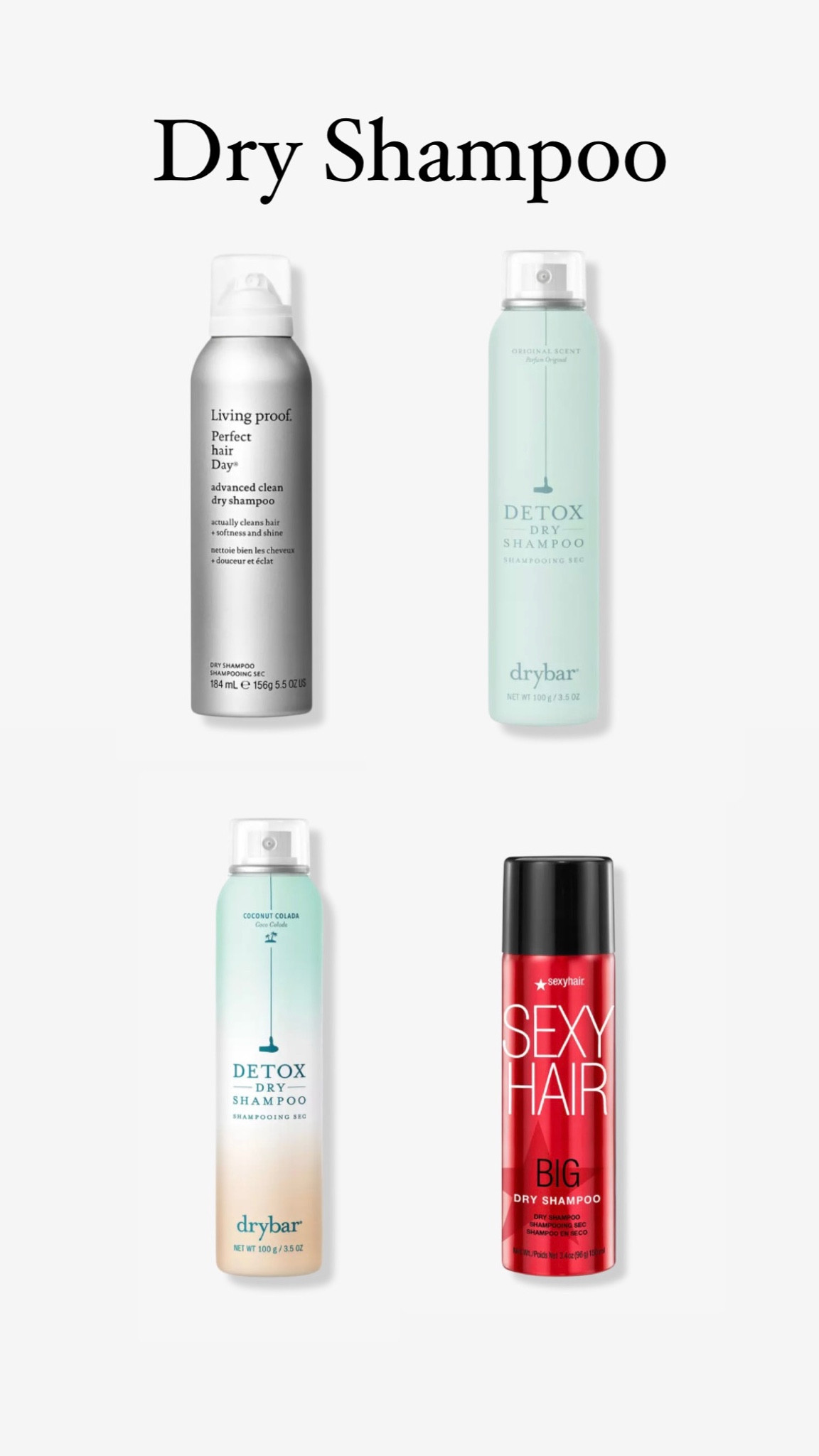 Best dry shampoos!!

#LTKFind #LTKbeauty #LTKunder50
