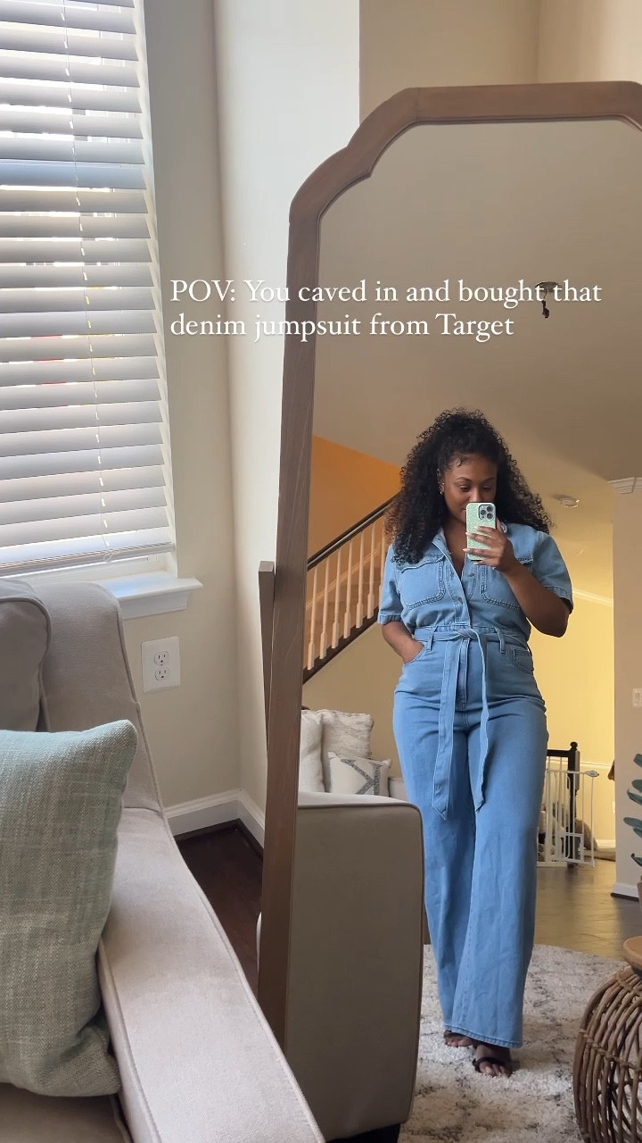 Target’s denim jumpsuit, spring 2024. 

#LTKfindsunder50 #LTKstyletip