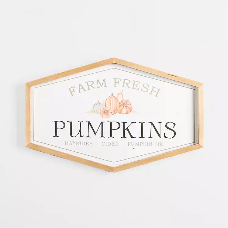 Farm Fresh Pumpkins Wall Plaque | Kirkland's Home