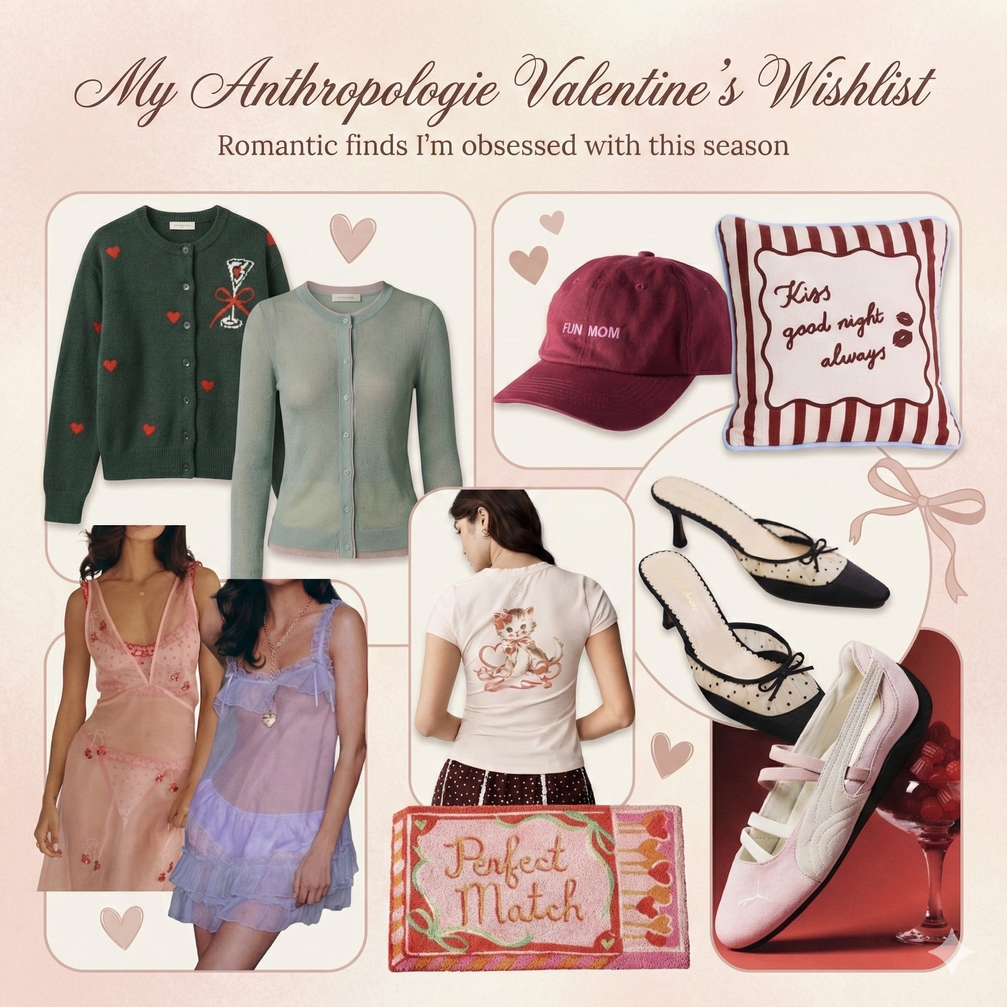 Romantic Anthropologie finds I’m obsessed with this season 💘
Cozy cardigans, dreamy lingerie, cute home decor, and the sweetest accessories.

Perfect Valentine’s wishlist inspo and gift ideas for her. ✨
Shop everything below. 💗


#LTKmomlife #LTKOver40 #LTKSeasonal
