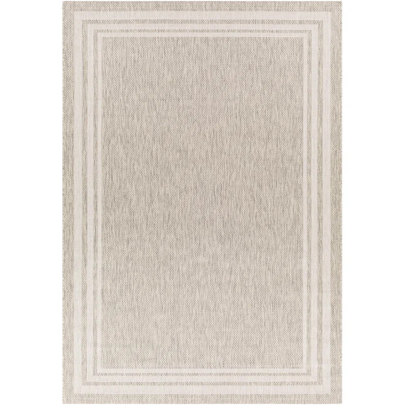 Nola Geometric Cream Indoor / Outdoor Area Rug | Wayfair North America