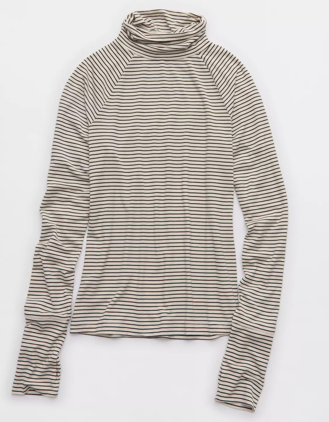 OFFLINE By Aerie Thumbs Up Long Sleeve Turtleneck Shirt | Aerie