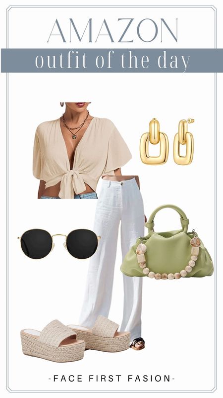 #amazon #outfitinspo 
I wore this exact look in Hawaii last year all from Amazon and it was perfect for my honeymoon! But also just a classic summer look you’ll wear over and over! 

#LTKunder50 #LTKstyletip #LTKtravel