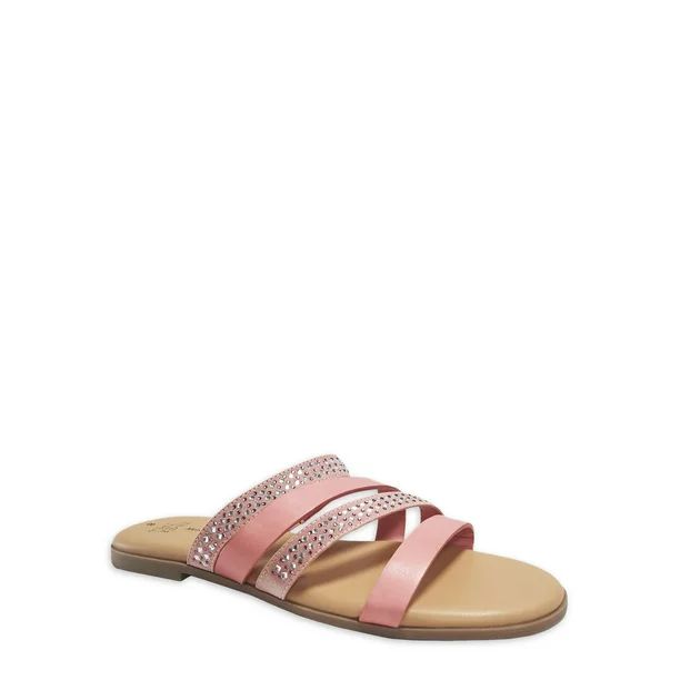 Time and Tru Women's Core Strappy Sandal | Walmart (US)