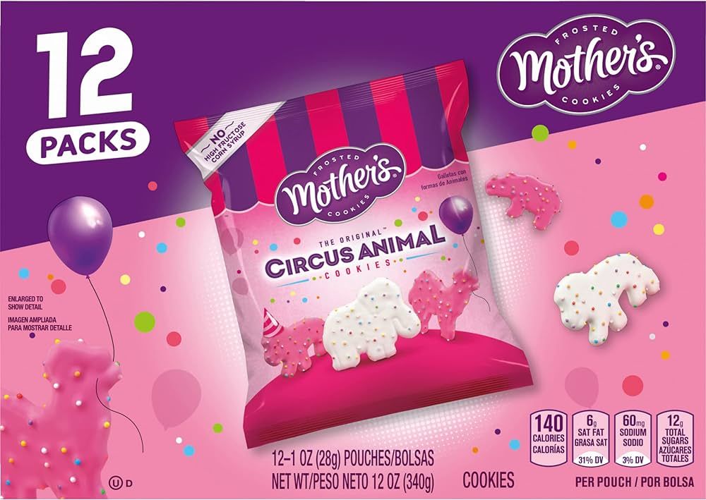 Mothers Cookies, Original Circus Animal, 12 oz, 12 Count | Amazon (US)