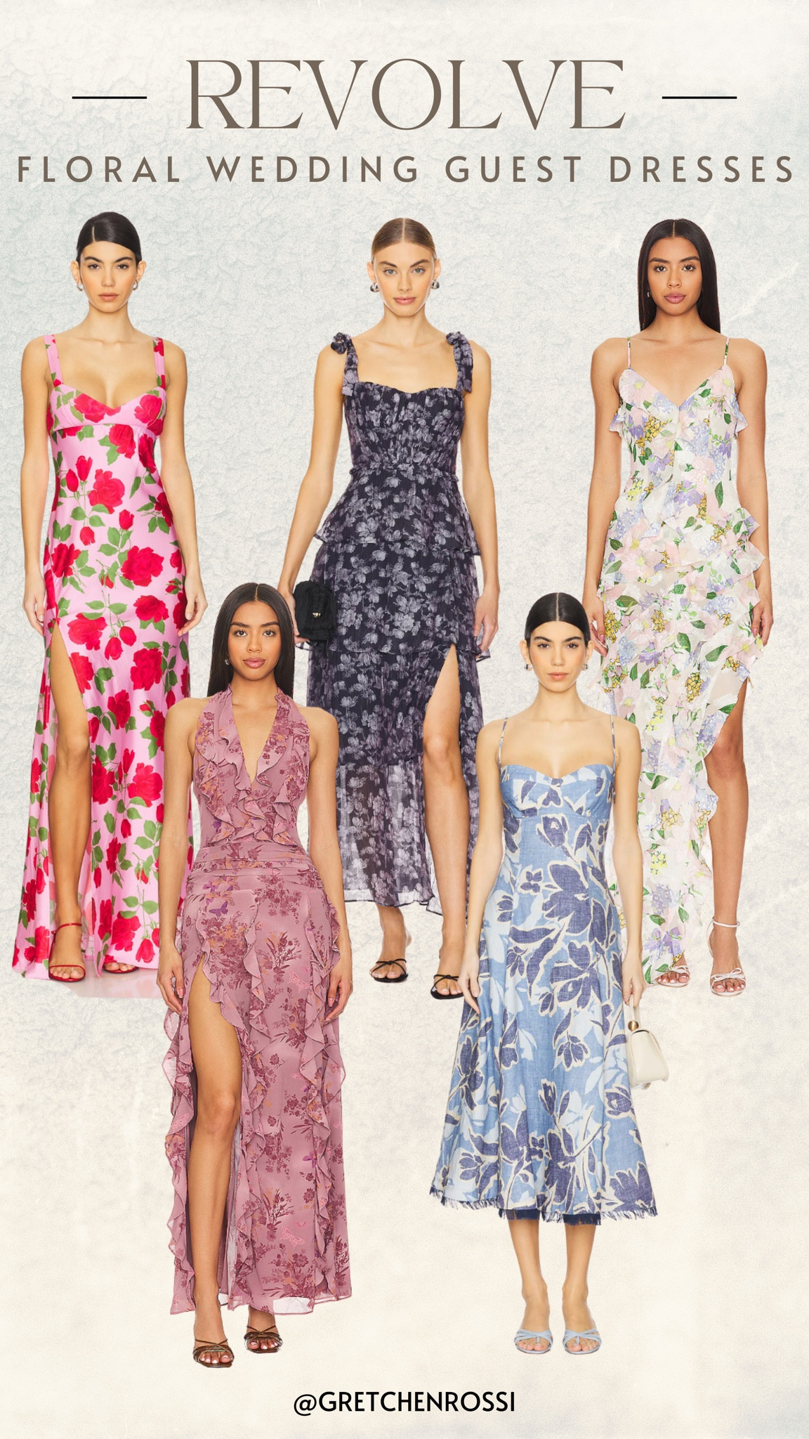Revolve - wedding guest dresses - floral dresses 

#LTKStyleTip #LTKSeasonal