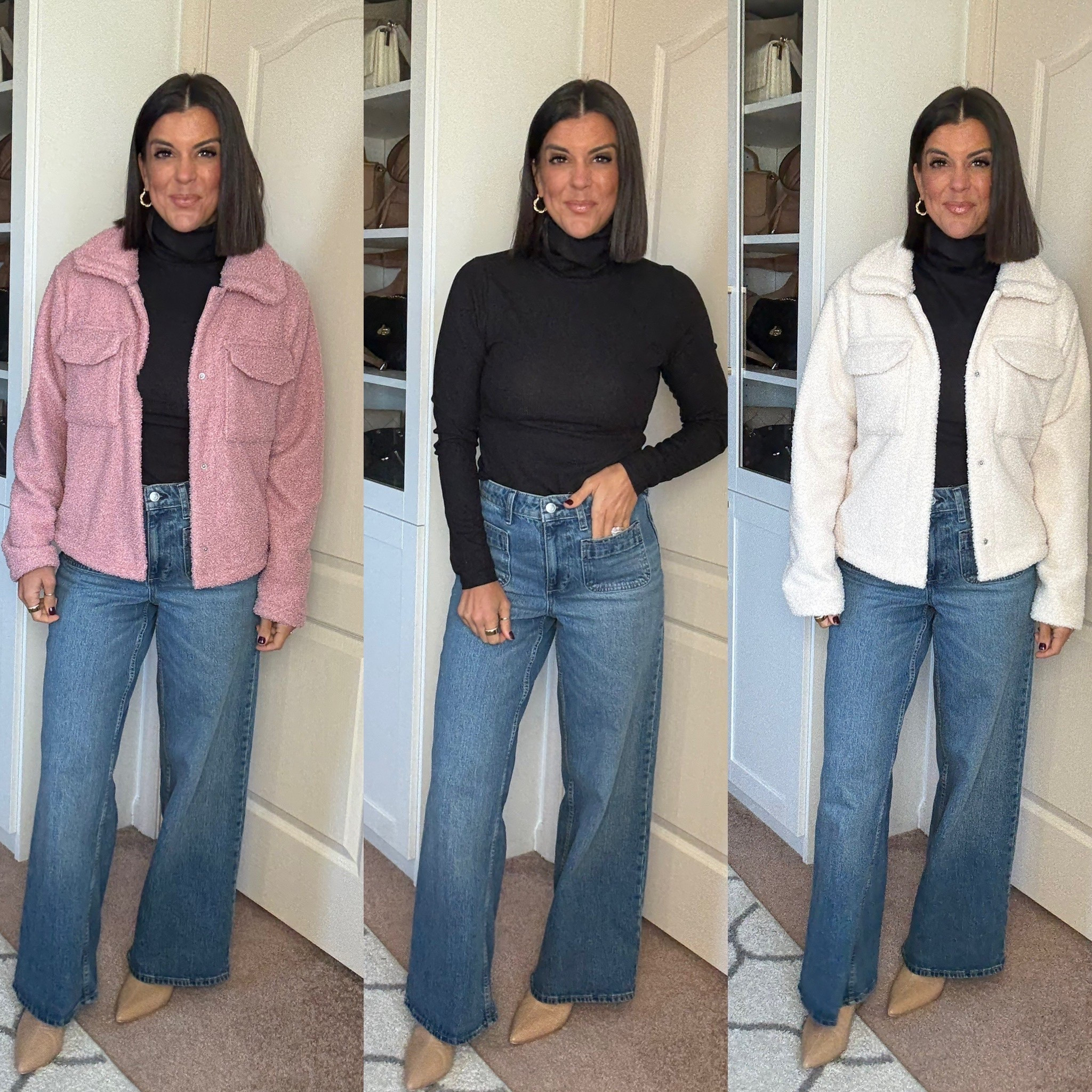 Love these Walmart fleece shakets! I’m in size small. Size 2 in jeans 

#LTKHoliday #LTKFindsUnder100 #LTKSaleAlert