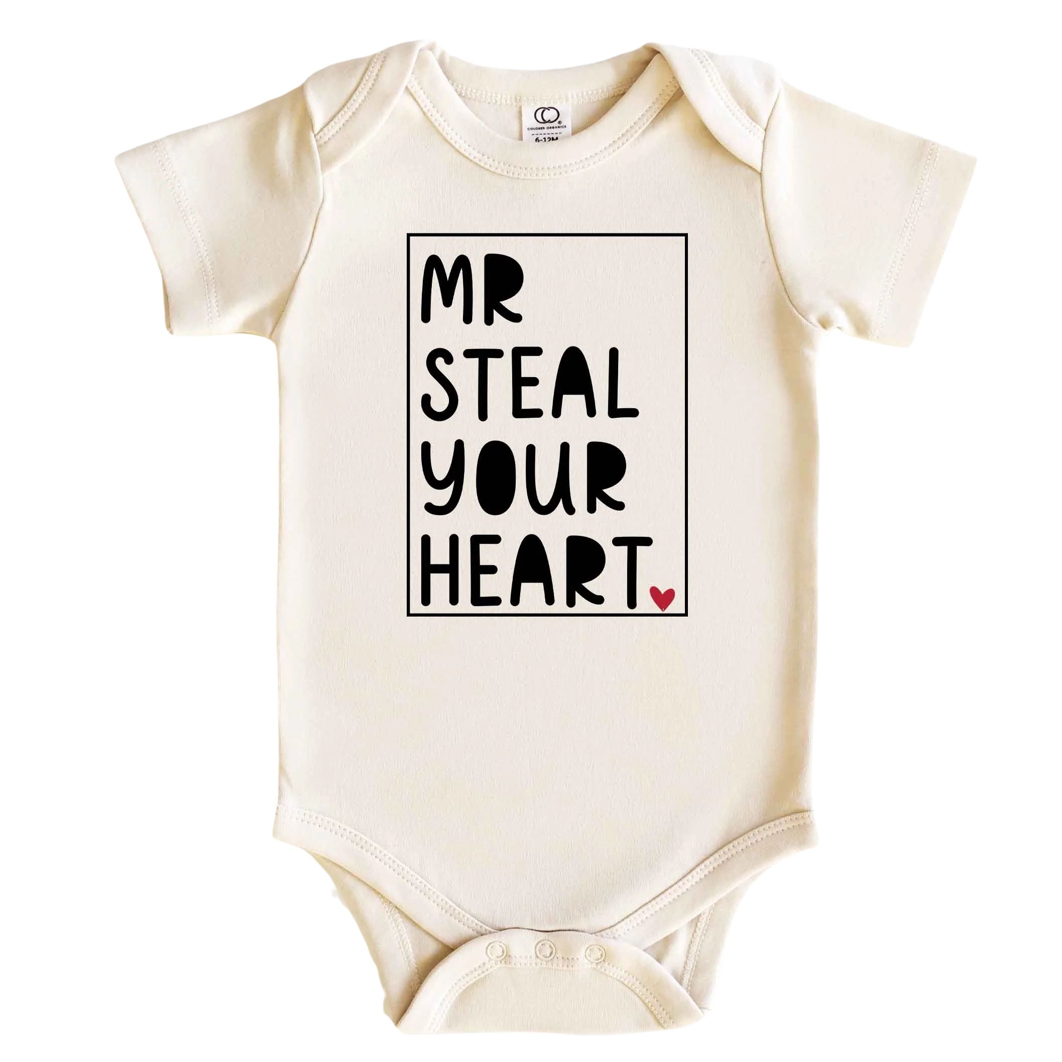 Mr. Steal Your Heart Graphic Bodysuit | Natural | Caden Lane