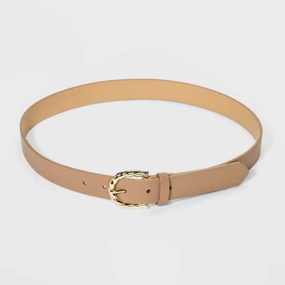 Women's Gold Rope Buckle Belt - A New Day™ | Target