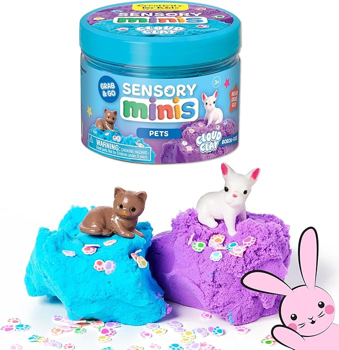 Creativity for Kids Sensory Minis Pets Kit | Cloud Clay Sensory Toy for Kids | Easter Basket Stuf... | Amazon (US)