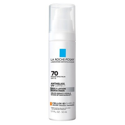 La Roche Posay Anthelios, UV Correct Daily Anti-Aging Face Sunscreen, Oxybenzone and Oil-Free Sheer Finish Sunscreen - SPF 70 - 1.7 fl oz | Target