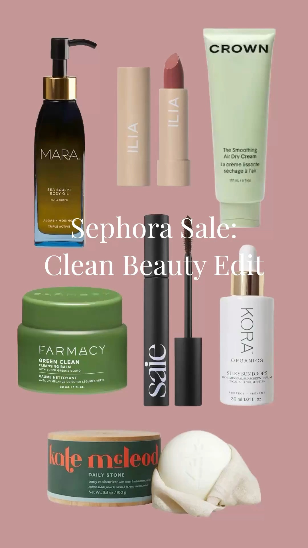 Here’s a few things I’m eyeing at the @Sephora sale! I scour the clean beauty section & check them against the EWG ratings before recommending them here! The Crown Affair air dry cream is in my cart, I need a new mascara & this one gets good ratings, & I really want to try this body oil that helps with cellulite! Also, this body stone is in my cart- cannot wait to try this!

#LTKSaleAlert #LTKBeauty #LTKselfcare