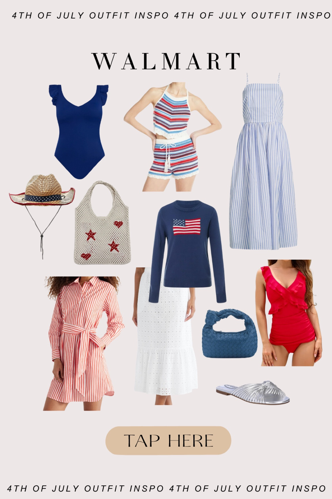 4th of July outfit inspo from Walmart!! 

#LTKStyleTip #LTKFindsUnder50 #LTKxWalmart