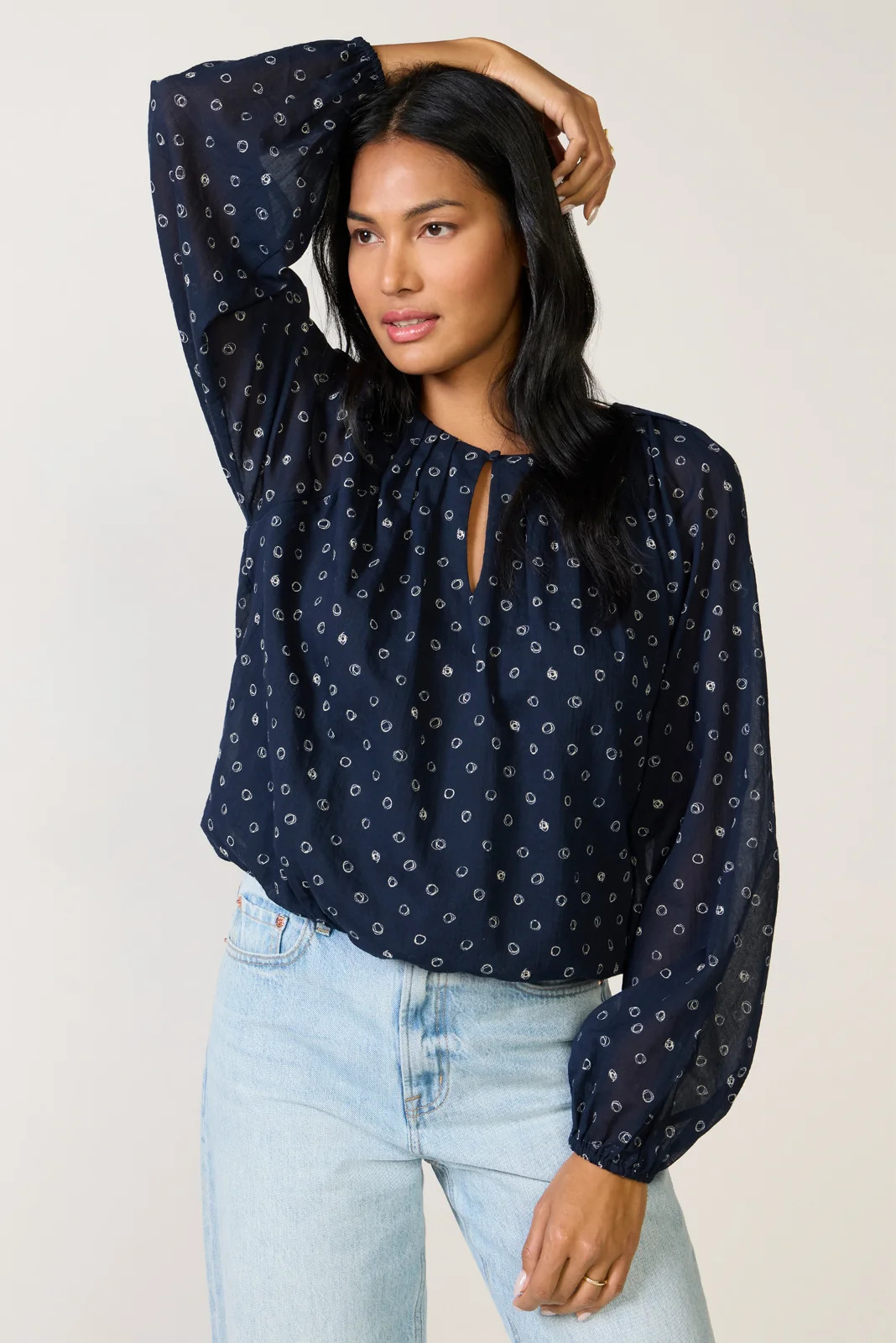 Laine Bubble Blouse | Evereve