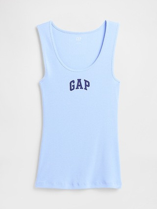 Gap Logo Ribbed Tank Top | Gap Factory