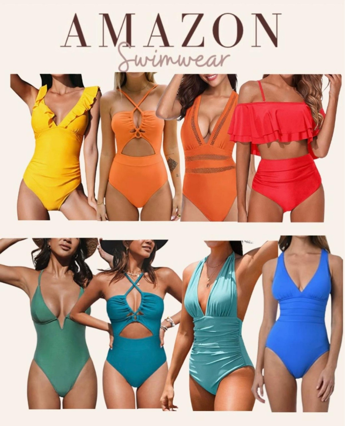 Swimsuit.  Swimwear