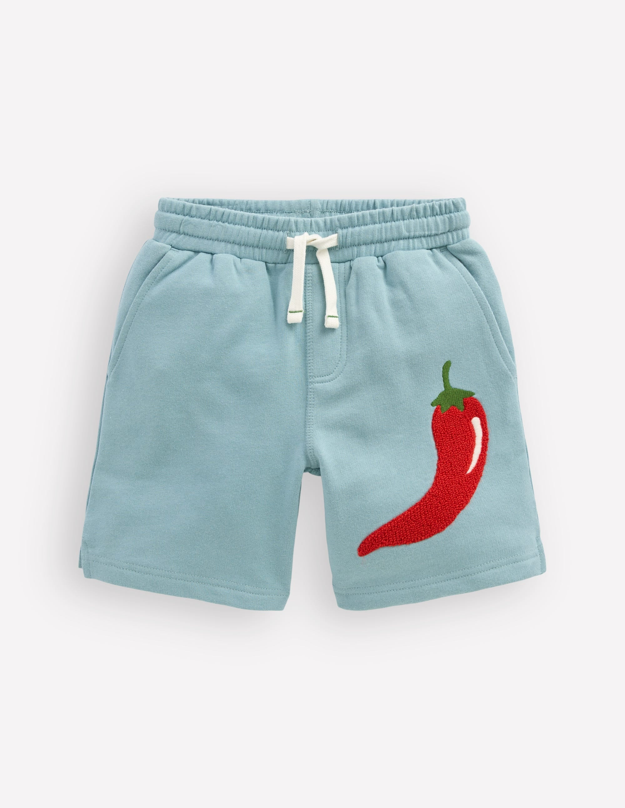 Fun Sweatshorts-Seamist Blue Chillies | Boden (US)