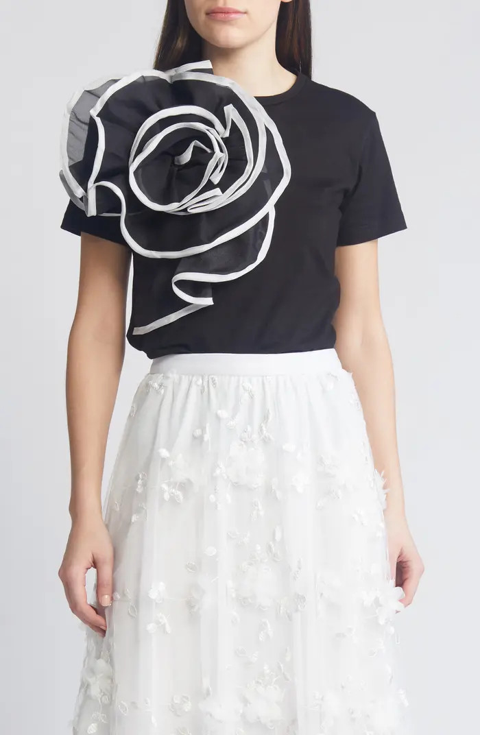 Florence 3D Flower T-Shirt | Nordstrom