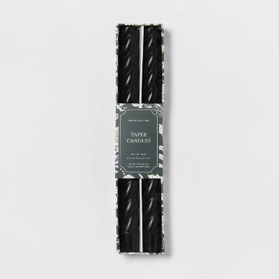 2pk Taper Candles Black - Threshold™ | Target
