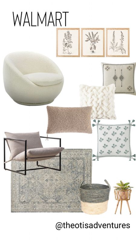 Walmart decor finds! The Sherpa chair is back in stock and soooo cute. #sherpachair #walmartfinds #budgetfinds

#LTKhome #LTKFind #LTKSale