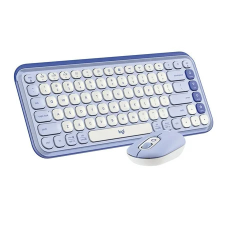 Logitech POP Icon Bluetooth Keyboard and Mouse Combo, Lilac, Walmart Exclusive | Walmart (US)