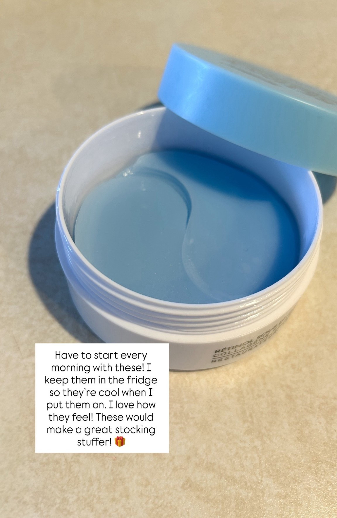 Have to start every morning with these! I keep them in the fridge so they’re cool when I put them on. I love how they feel! These would make a great stocking stuffer! 🎁

Eye patches, beauty products, beauty under 40, stocking stuffer, gift guide

#LTKGiftGuide #LTKBeauty