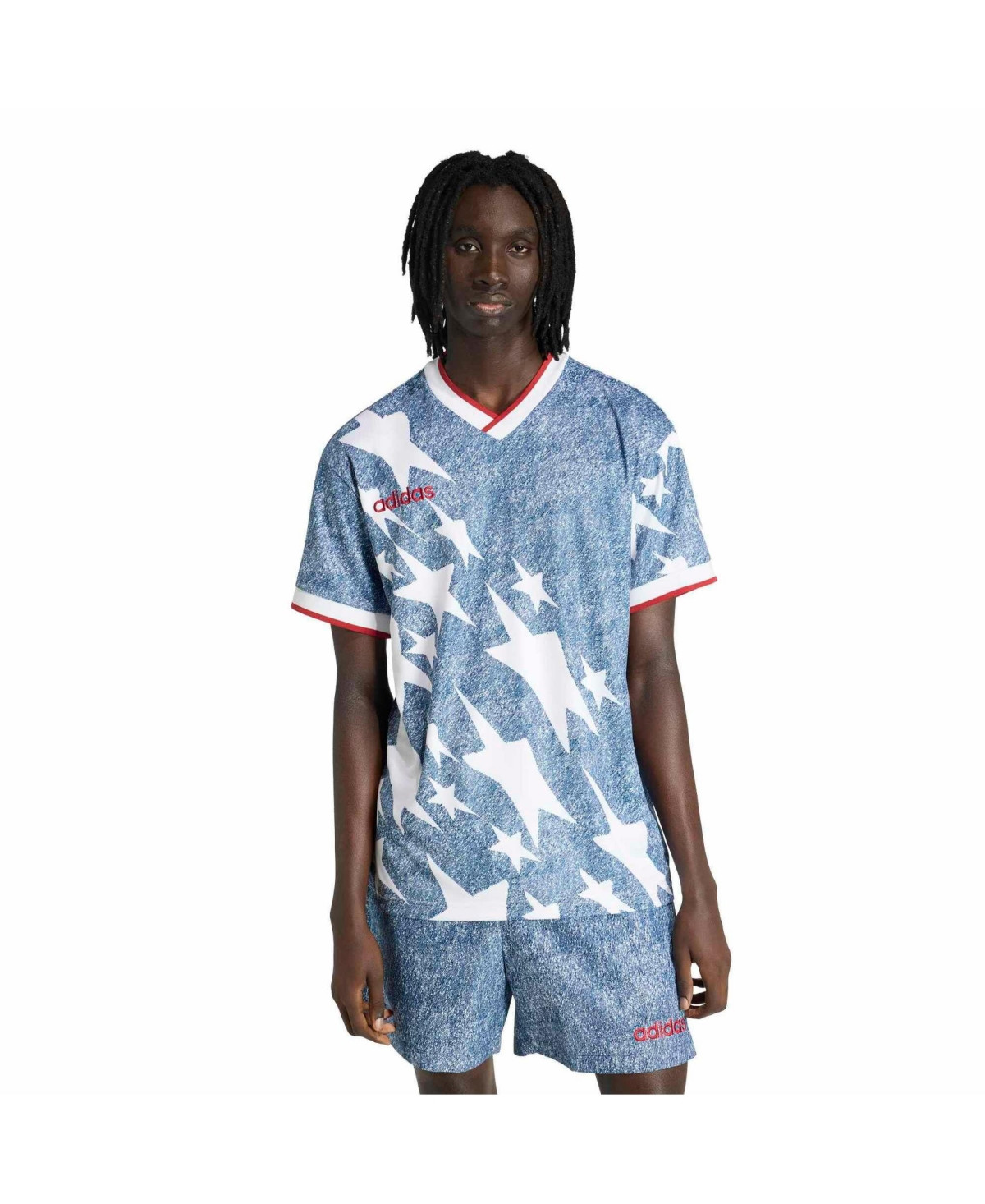 Adidas Men's Blue Usa Soccer 1994 Denim Graphic Fashion Jersey - White | Macy's