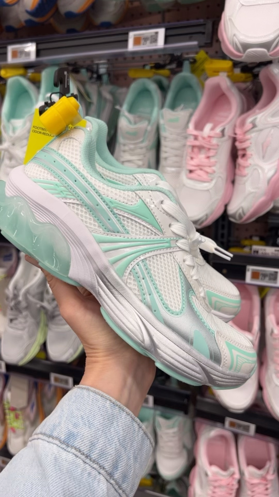 Walmart sneakers are cute comfy and affordable! #walmartfashion