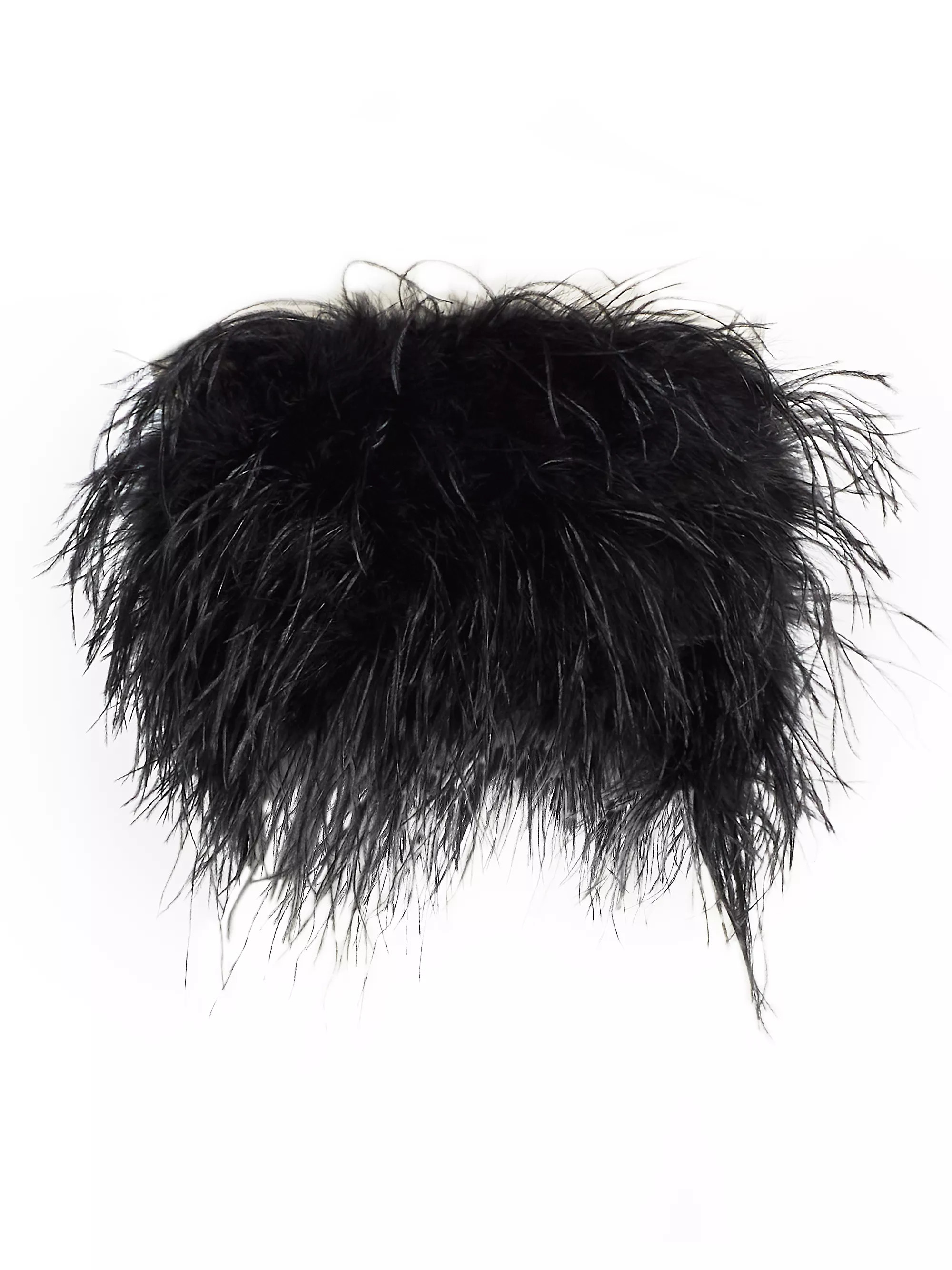 Zaina Feather Bustier Top | Saks Fifth Avenue